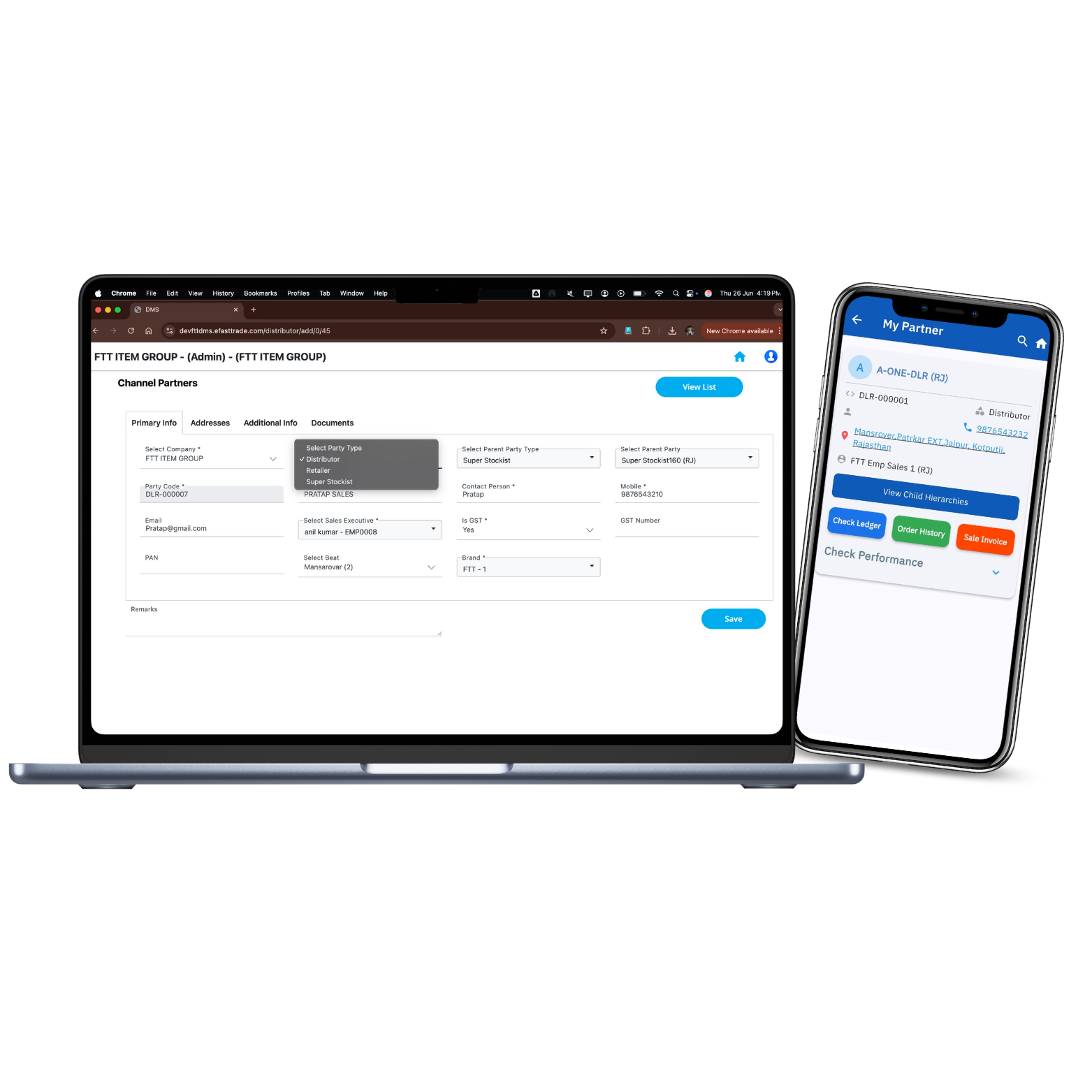 Channel Onboarding Mobile App